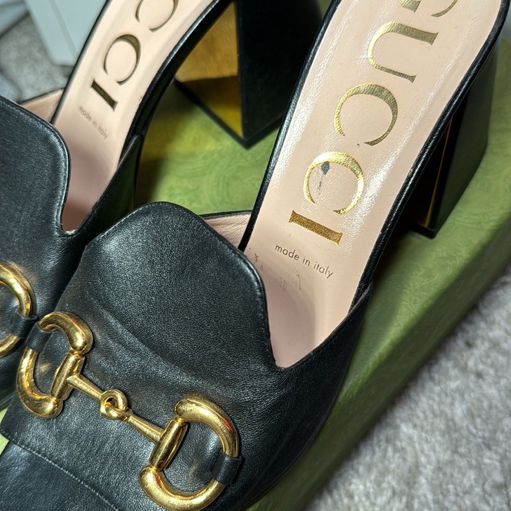 Gucci Horsebit Mules - Picture 2 of 4